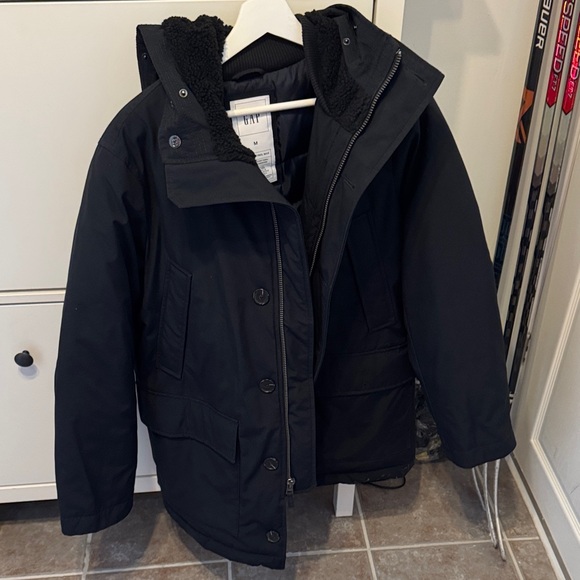 GAP Other - GAP Men's Dark Parka Jacket with Hood